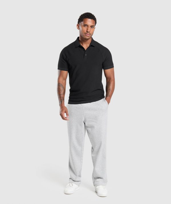 Waffle Polo Shirt - Image 4